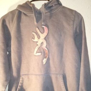 Womens Camo type hoodie Size Medium